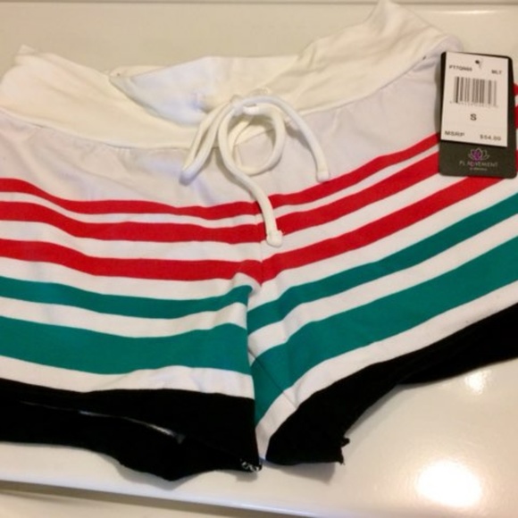 NWT Pink Lotus Yoga Shorts Small - Picture 3 of 7